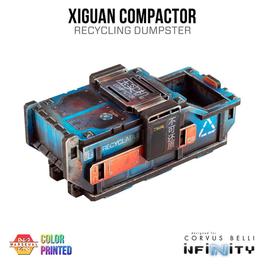 Xiguan Compactor - Color Printed - Recycling Blue (Back Order)