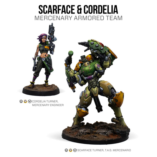 Scarface & Cordelia. Mercenary Armored Team [JULY PRE-ORDER