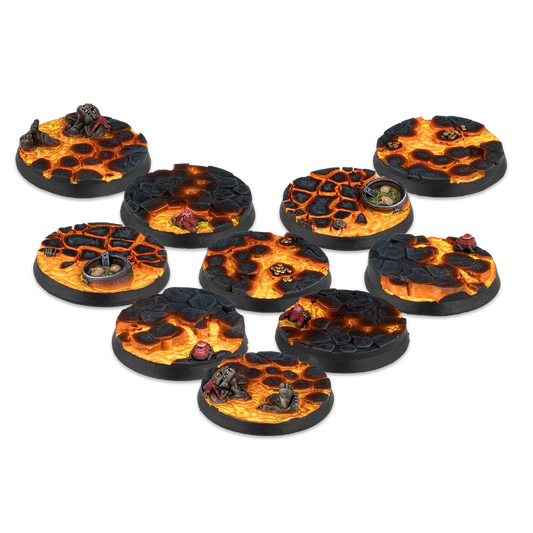 30mm Red Caps Scenery Bases, Alpha Series [NOVEMBER PRE-ORDER]